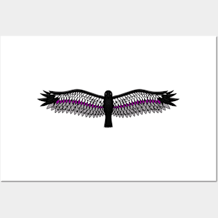 Fly With Pride, Raven Series - Demisexual Posters and Art